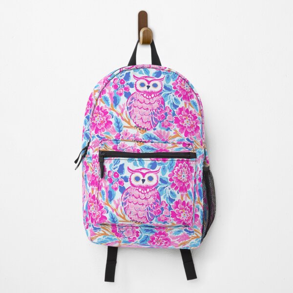 Item preview, Super cute preppy owls and pink blossom designed and sold by FK-UK.