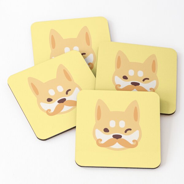 Item preview, Shibetto Movember Shiba Inu with Mustache designed and sold by MINIMOillu.