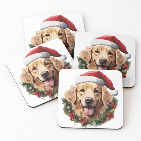 Item preview, Golden Retriever Christmas designed and sold by Arthoughts.