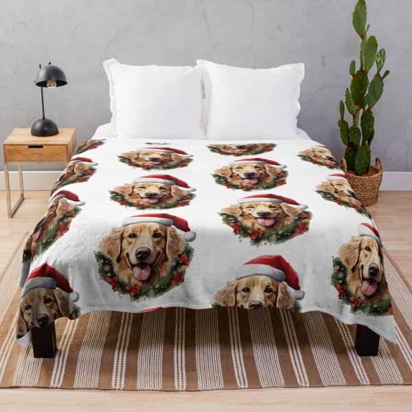 Item preview, Golden Retriever Christmas designed and sold by Arthoughts.