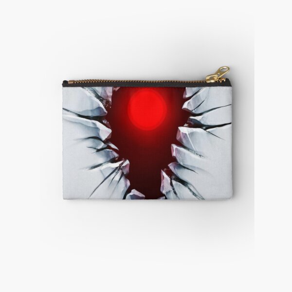 Item preview, Luz roja brillando a través de un agujero en la pared designed and sold by Rafal Saluszewski.