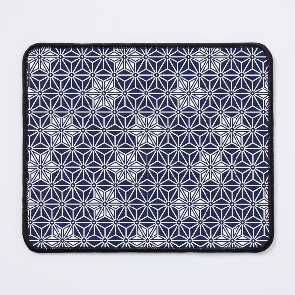 Item preview, Oriental Navy Blue Asanoha Stars Japan Pattern designed and sold by Digital Homestead.