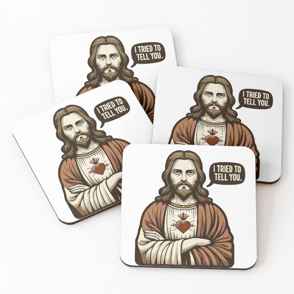 Item preview, Lol Jesus I Tried To Tell You Meme Phrase designed and sold by gemneye.