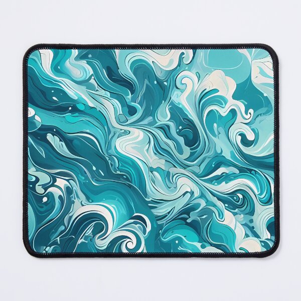 Item preview, Aqua Ocean Turquoise Abstract designed and sold by PatternBouquet.