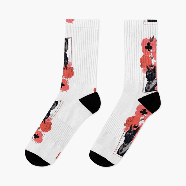 Item preview, King Black Cat with Red Roses designed and sold by Anastasiia Yurevych.