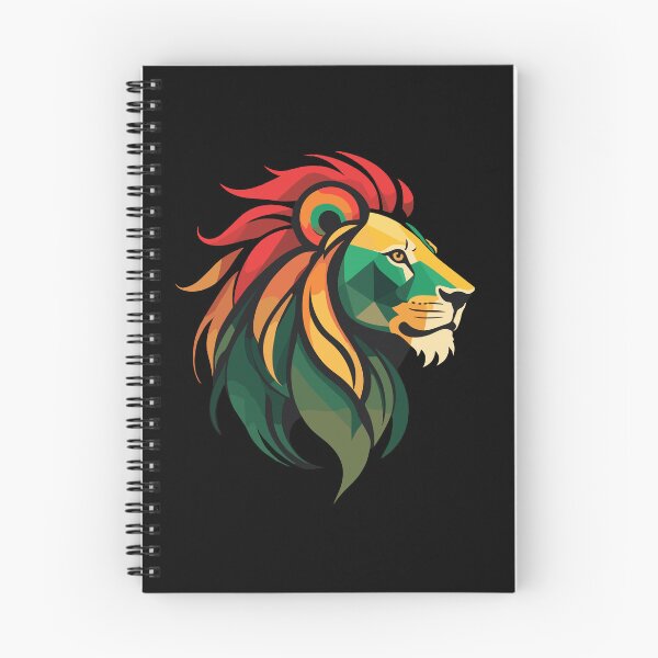 Item preview, Vintage Lion Silhouette in Red, Gold, and Green designed and sold by reggaeartgifts.