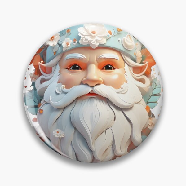 Item preview, Cute Santa Face - Funny Christmas - Christmas Day - Santa Claus designed and sold by stylishdzign.
