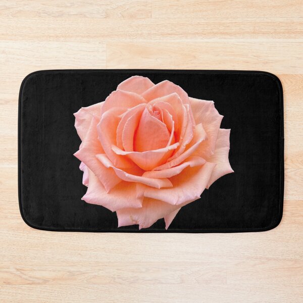 Item preview, Coral Rose with Black Background designed and sold by Pixel and Paintbrush.