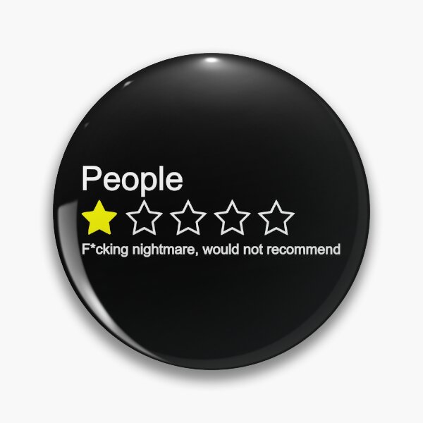 Item preview, People One Star Rating designed and sold by ApocalypseInc.