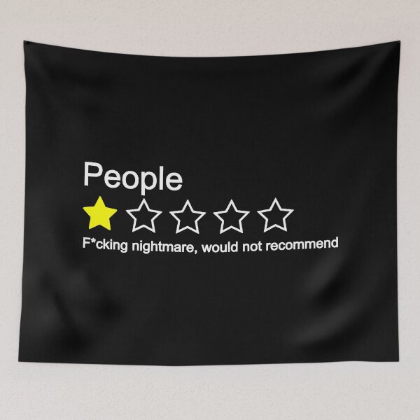Item preview, People One Star Rating designed and sold by ApocalypseInc.