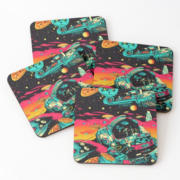 Item preview, Cosmic Pizza Party: DJ Cat's Galactic Groove Odyssey designed and sold by polonuim210.