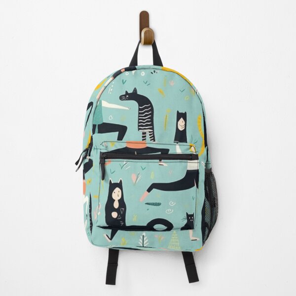 Item preview, Yoga positions with cats pattern designed and sold by SmileshareShop.