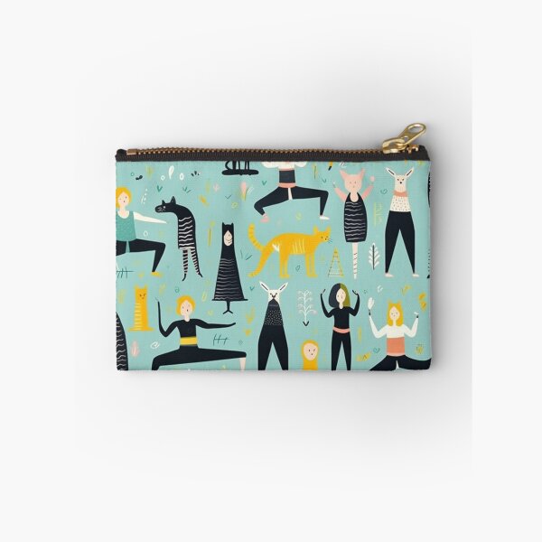 Item preview, Yoga positions with cats pattern designed and sold by SmileshareShop.