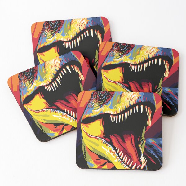Item preview, Tyrannosaurus Rex Reptile Dinosaur Pop Art designed and sold by TheWildFlix.