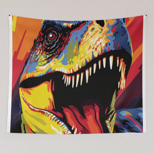 Item preview, Tyrannosaurus Rex Reptile Dinosaur Pop Art designed and sold by TheWildFlix.