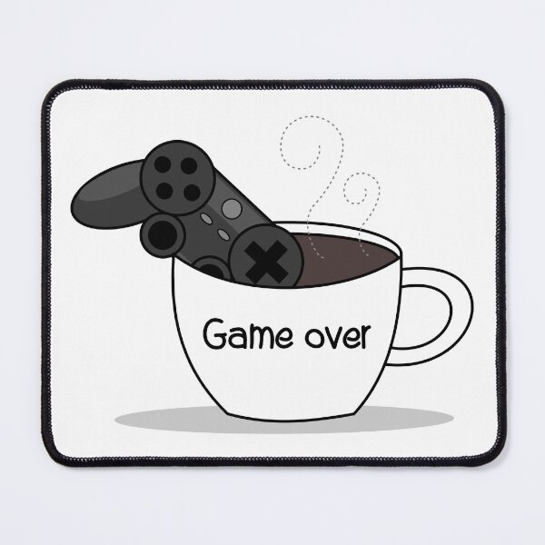 Item preview, Game controller game over coffee designed and sold by ZnDigitalPrints.