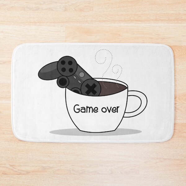 Item preview, Game controller game over coffee designed and sold by ZnDigitalPrints.