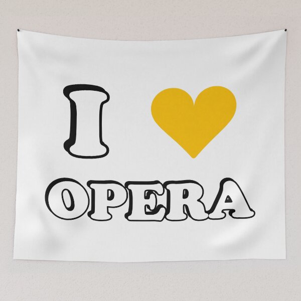 Item preview, I heart opera -  I love opera designed and sold by Inspirationmotivation.