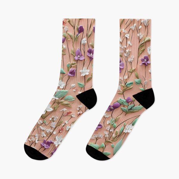 Item preview, Realistic delicate 3D wild flowers part3 - expressive botanical pattern. designed and sold by My-fake-places.