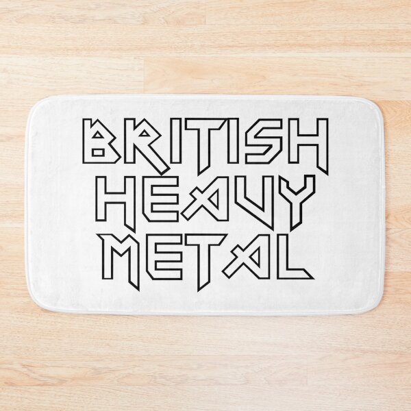 Item preview, British Heavy Metal Logo Last Highway Tees designed and sold by LastHighwayTees.