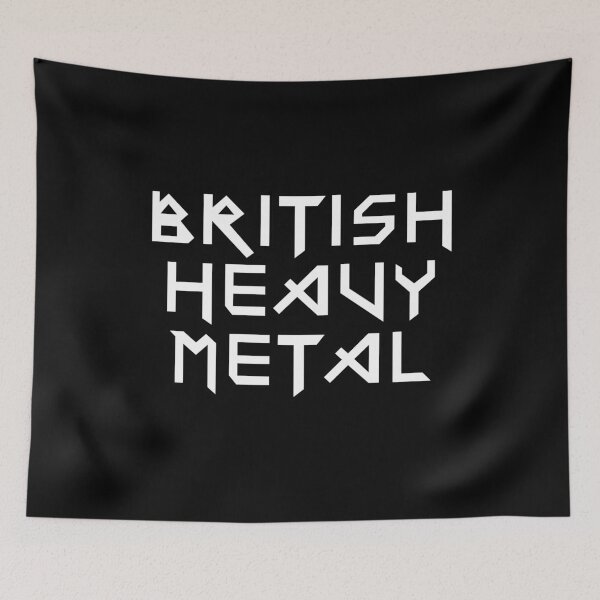 Artikelvorschau, Britisches Heavy-Metal-Logo Last Highway Tees entworfen und verkauft von LastHighwayTees.