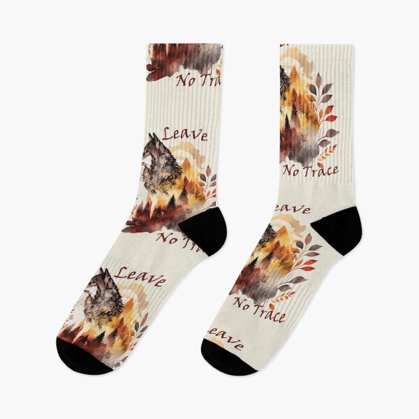 Item preview, Leave No Trace - Forest Lover with Wolf  designed and sold by GVRDesign.