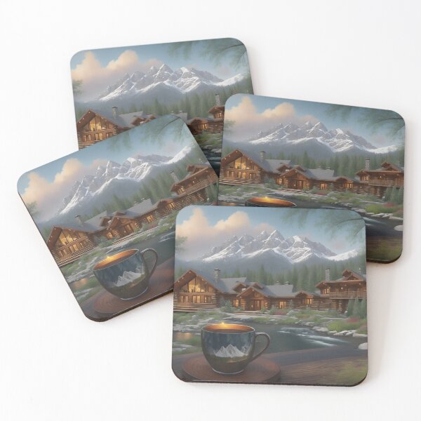 Item preview, Cabin Getaway Mountain View designed and sold by BandEstudio.