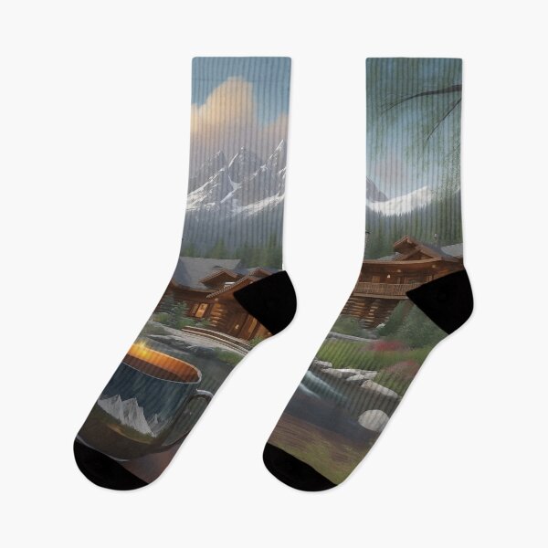 Item preview, Cabin Getaway Mountain View designed and sold by BandEstudio.