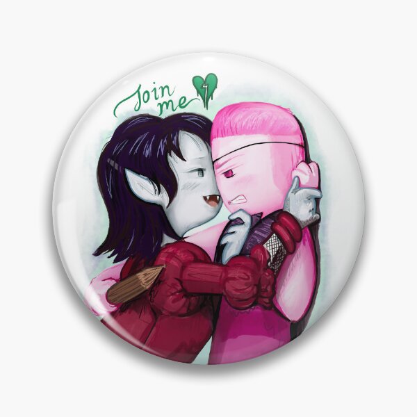 Item preview, "Join me" - Vamp world Marceline (the Star) and Bonnibel, Adventure Time / Fionna and Cake fan art designed and sold by Lavinia Knight.