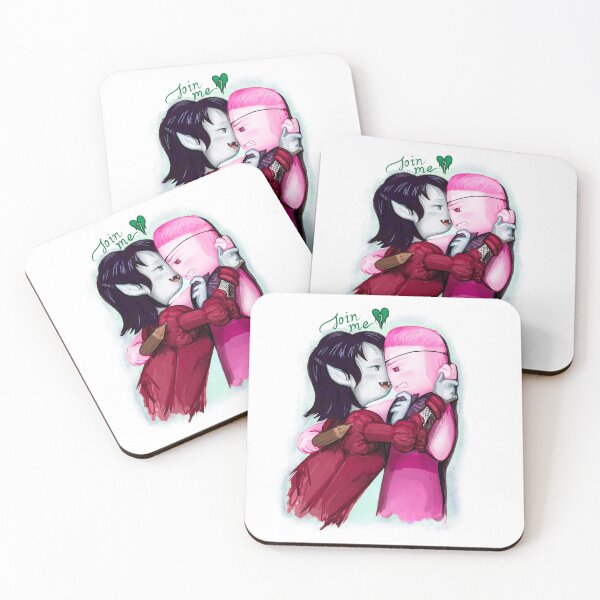 Item preview, "Join me" - Vamp world Marceline (the Star) and Bonnibel, Adventure Time / Fionna and Cake fan art designed and sold by Lavinia Knight.