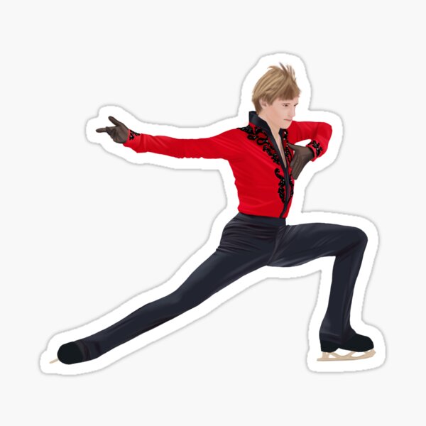 Item preview, Ilia Malinin Sticker | Figure Skating Sticker designed and sold by fskatingprints.