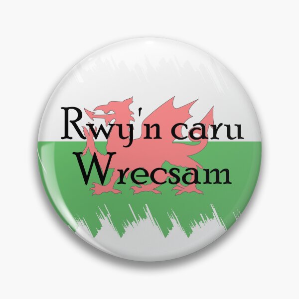 Item preview, Rwy'n caru Wrecsam wide design designed and sold by Gormont.