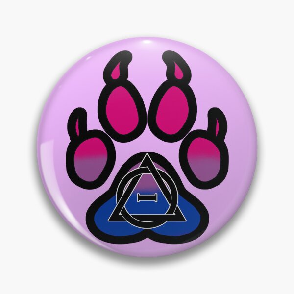 Artikel-Vorschau von Bisexuelle Therian Pride Wolf Paw, designt und verkauft von ChaotixDragon.