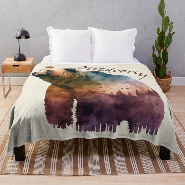 Item preview, Outdoorsy - Forest / Nature Lover with Bear designed and sold by GVRDesign.