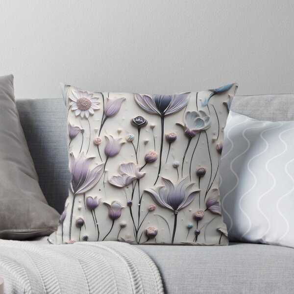 Item preview, Realistic delicate 3D wild flowers part 4 - expressive botanical pattern. designed and sold by My-fake-places.
