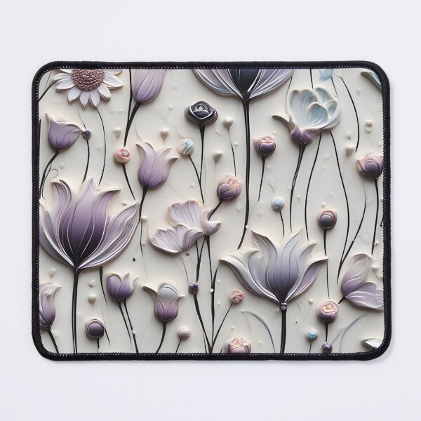 Item preview, Realistic delicate 3D wild flowers part 4 - expressive botanical pattern. designed and sold by My-fake-places.