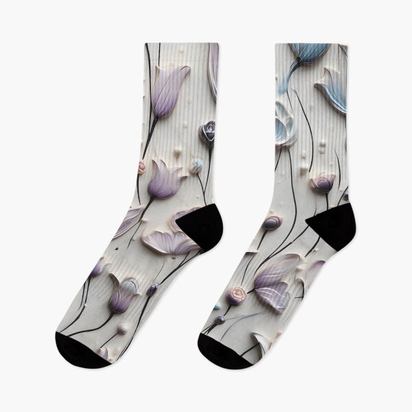 Item preview, Realistic delicate 3D wild flowers part 4 - expressive botanical pattern. designed and sold by My-fake-places.