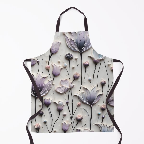 Item preview, Realistic delicate 3D wild flowers part 4 - expressive botanical pattern. designed and sold by My-fake-places.