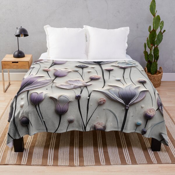 Item preview, Realistic delicate 3D wild flowers part 4 - expressive botanical pattern. designed and sold by My-fake-places.
