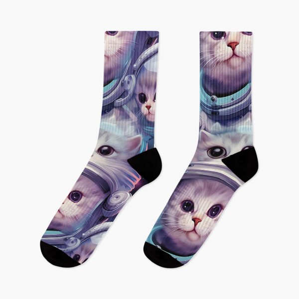 Item preview, Cosmic Mewtronauts: Whimsical Space Kittens in Astronaut Helmets designed and sold by polonuim210.