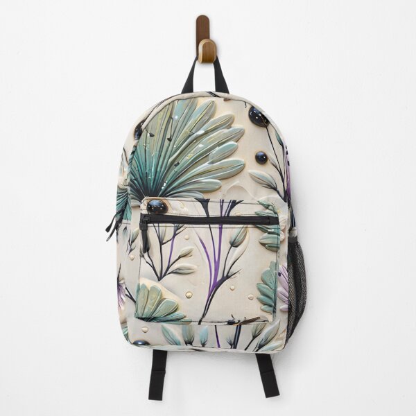 Item preview, Realistic delicate 3D wild flowers and insects part 1 - expressive botanical pattern. designed and sold by My-fake-places.