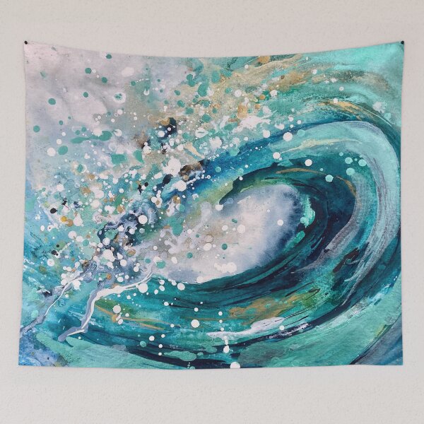 Item preview, Bold Wave.    From Original painting. Competition winner ! designed and sold by Angela Haig-Harrison.