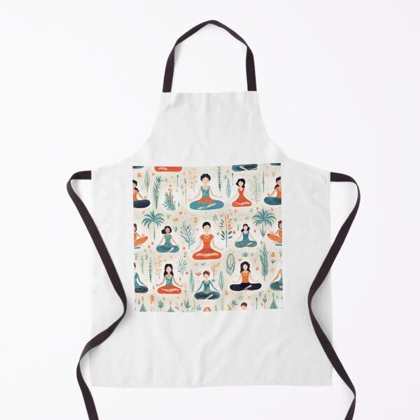 Item preview, Yoga positions abstract pattern designed and sold by SmileshareShop.