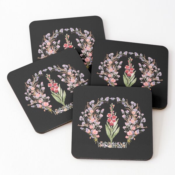 Item preview,  Watercolor wildflowers frames graphic design designed and sold by Openspace2020.