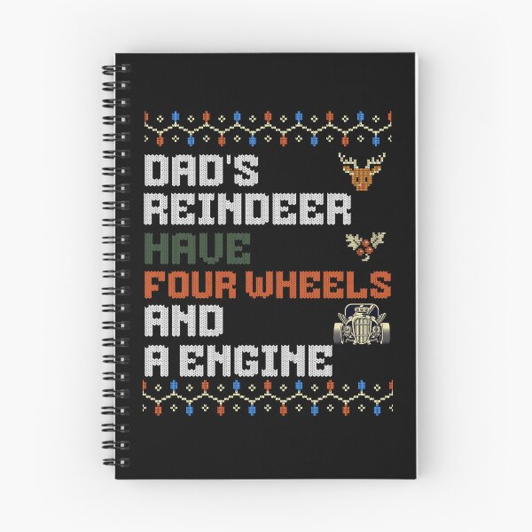 Item preview, Dad's reindeer have four wheels and a engine funny christmas take children kids parents designed and sold by ArtisanTeeShop.