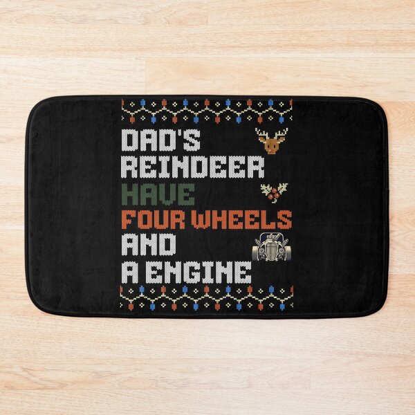 Item preview, Dad's reindeer have four wheels and a engine funny christmas take children kids parents designed and sold by ArtisanTeeShop.