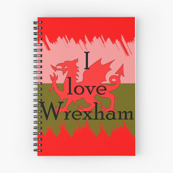 Item preview, I love Wrexham wide design designed and sold by Gormont.