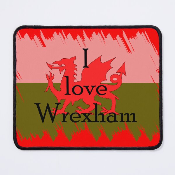 Item preview, I love Wrexham wide design designed and sold by Gormont.
