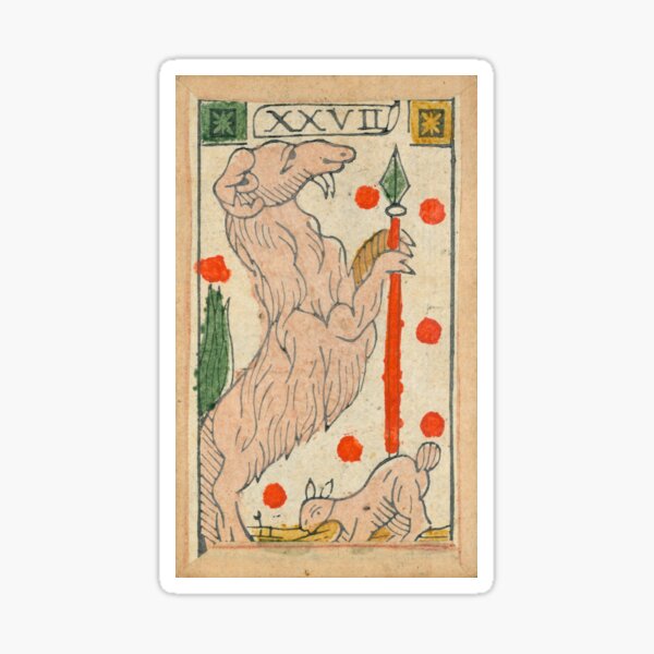 Italian Tarot Stickers for Sale