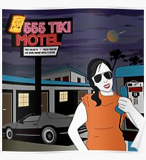 Swamp Music Players, 555 Tiki Motel payphones and Los Angeles motels, the terminator Poster